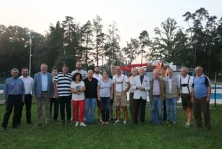 Delegacja z miasta partnerskiego Kraubath an der Mur w Koszęcinie.