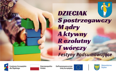 grafika przedstawiająca logo projektu Dzieciak Smart - festyny podsumowujące