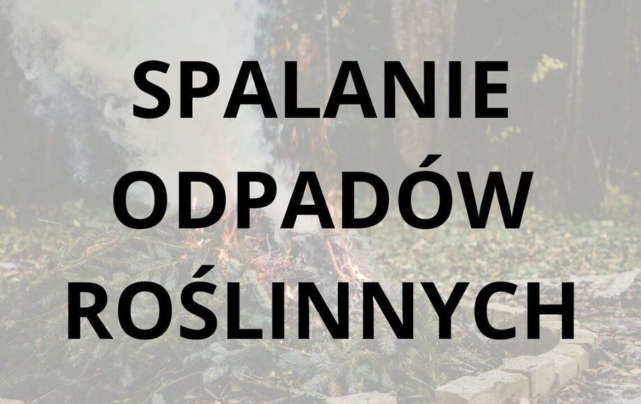 Zakaz spalania odpadów zielonych w gminie Koszęcin